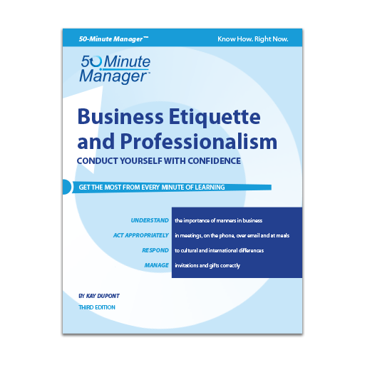 (AXZO) Business Etiquette & Professionalism, Third Edition eBook