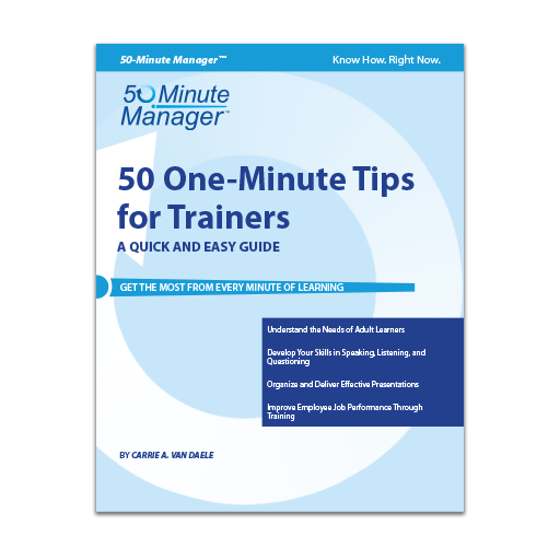 troon onbekend Merg 50 One-Minute Tips for Trainers